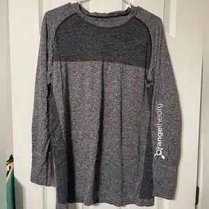 XL Orangetheory Fitness Gray Reflective Long Sleeve